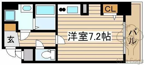 ロイヤルレジデンス北梅田【4階】の間取り