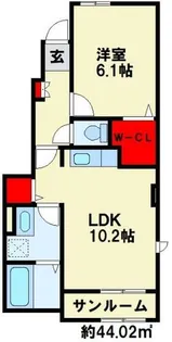 福岡県北九州市八幡西区上上津役5丁目【アパート】の間取り