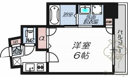Luce Shinfukushima【5階】の間取り