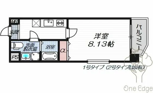 ドゥエリング梅田【5階】の間取り
