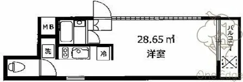 匠空天満【5階】の間取り