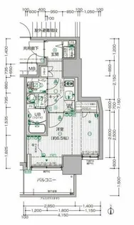 エスリード新大阪ザ・マーク【6階】の間取り