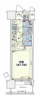 スワンズシティ新大阪プライム【4階】の間取り