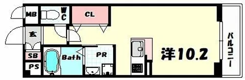 プラチナコート【3階】の間取り