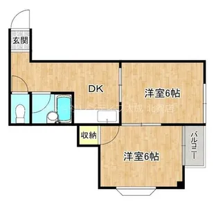 大阪府大阪市東成区玉津2丁目【マンション】の間取り