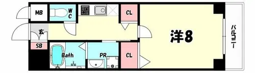 プラチナコート【4階】の間取り