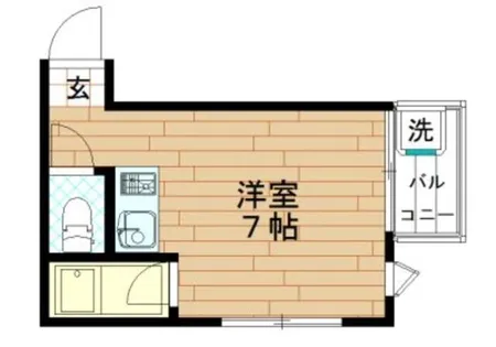 エムロード駒川【1階】の間取り