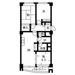 ハイム桜ケ丘【3階】の間取り