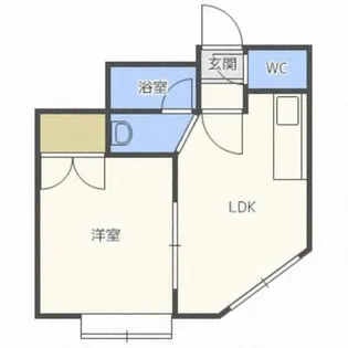 ルミエール澄川4条3丁目【2階】の間取り