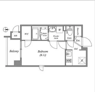 プレサンス心斎橋レヨン【5階】の間取り