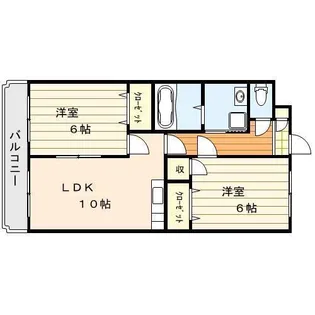 トレステーラ花みず木【3階】の間取り