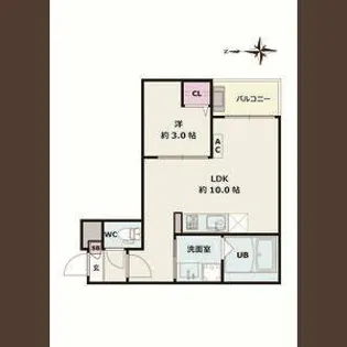 Jack atsutakoshinⅡ【1階】の間取り