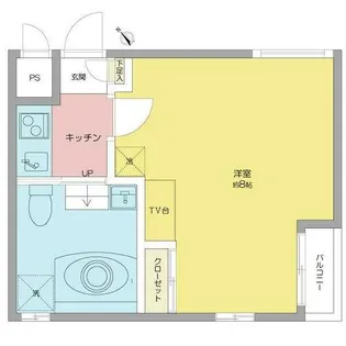 パークサイド神宮【3階】の間取り