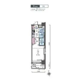 リヴシティ今池【3階】の間取り