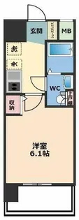 セレニテ梅田北グランデ【10階】の間取り