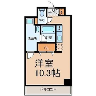 エルブ入船【8階】の間取り