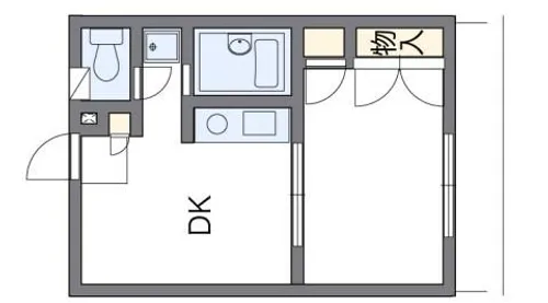 レオパレスT-アイランド【104号室】の間取り