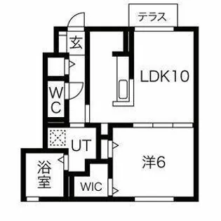SumiKa【A102号室】の間取り