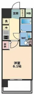 セレニテ梅田北グランデ【8階】の間取り