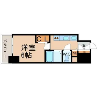 プレサンスSAKAEリバースタイル【4階】の間取り