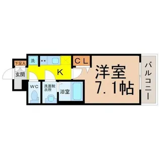 プレサンス上前津エレスタ【6階】の間取り