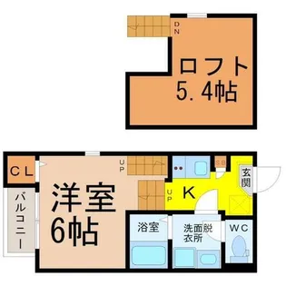 Kai【2階】の間取り