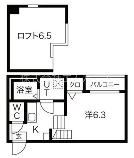 グロリア東海通【2階】の間取り