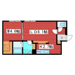 CLASSE月寒WEST【3階】の間取り