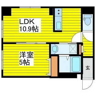 EUKOT27【402号室】の間取り