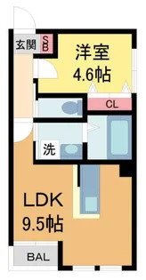 TERRA甲子園口【301号室】の間取り