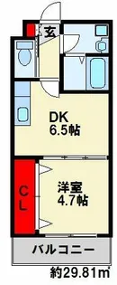 福岡県北九州市八幡西区陣原3丁目【アパート】の間取り