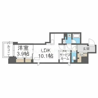 アーバネックス堺筋本町【5階】の間取り
