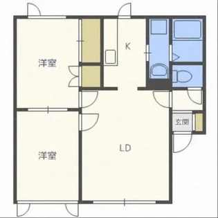 ネクストパーク【201号室】の間取り