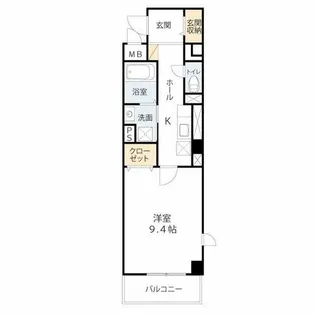 ラ ヴィータ西梅田【4階】の間取り