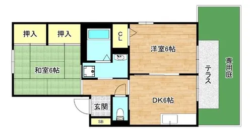 大阪府大阪市旭区新森4丁目【アパート】の間取り