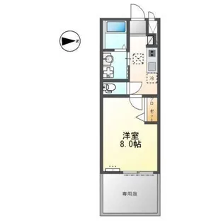 メゾン エトワール【1階】の間取り