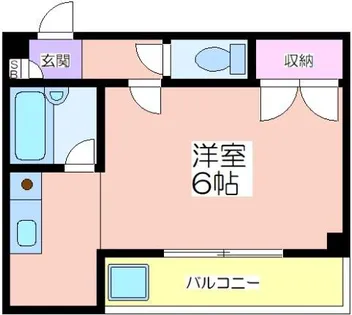 アスカマンション【5階】の間取り