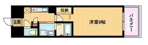 大阪府大阪市都島区都島南通1丁目【マンション】の間取り