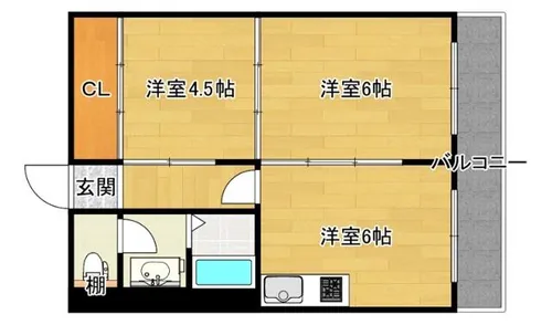 第2エクセルハイツ【1階】の間取り