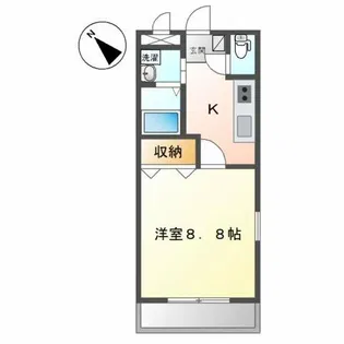 プロニティ行橋C【2階】の間取り