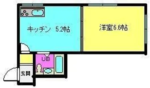 コーポ栄町ビル【3階】の間取り