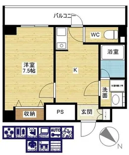 ヴァンスタージュ姫里【5階】の間取り