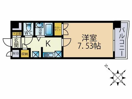 フリースペース57【8階】の間取り