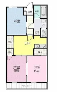 メゾン南栄【2階】の間取り