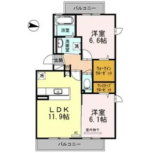 ファミリア金剛【2階】の間取り