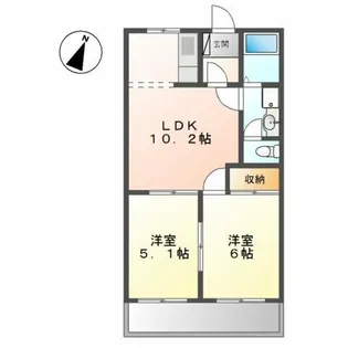 グランドパレス【2階】の間取り