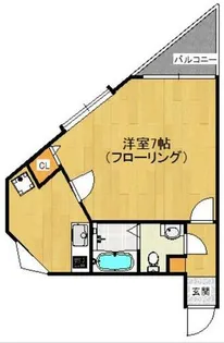 福岡県福岡市中央区六本松3丁目【マンション】の間取り