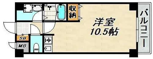 フルール須磨【3階】の間取り