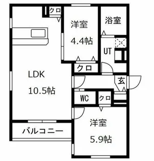 RUSCELLO守山【3階】の間取り