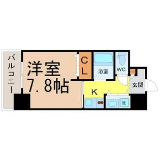 AXIS桜通内山【2階】の間取り